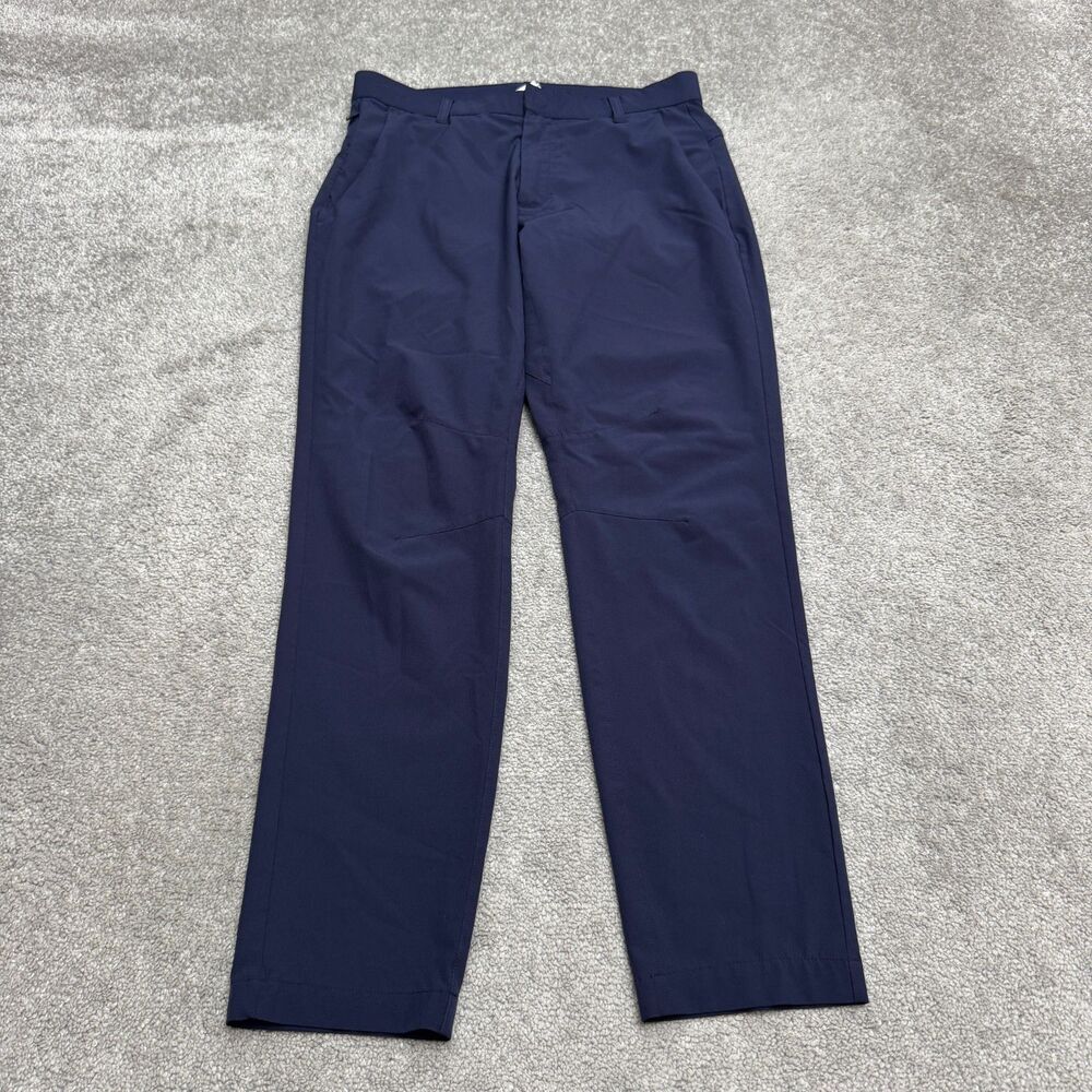 Fabletics The Only Travel Chino Pant Mens 30x30 Navy Blue Lightweight Stretch